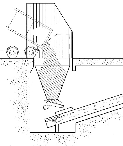  Alimentador de superfície de material móvel 